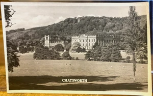 Vintage Souvenir Photograph CHATSWORTH Home Duke Devonshire 1930s Snapshot Photo - Picture 1 of 2