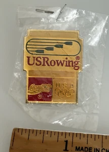 Coca Cola U.S. Rudern Olympia Anstecknadel - Bild 1 von 3