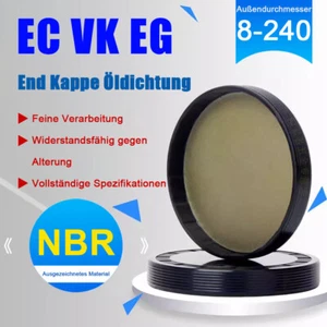 EC VK EG nitrylowa zaślepka końcowa uszczelka uszczelka olejowa skrzyni biegów zaślepka przeciwpyłowa OD 8-240mm - Zdjęcie 1 z 13