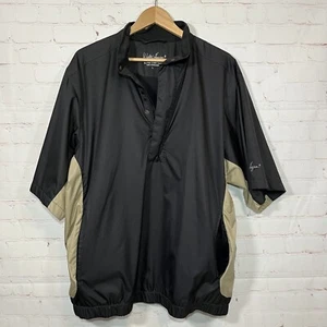 Walter Hagen Windbreaker Golfjacke Herren große schwarze Taschen kurzarm - Bild 1 von 9