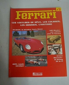 ANCIEN FASCICULE FERRARI ATLAS VOITURES MINIATURES POSTER FORMULE 1 NUMERO N°38 - Picture 1 of 1