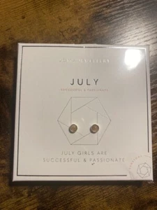 JOMA SCHMUCK OHRRINGE VERSILBERT JULI LIEBEVOLL LIEBEVOLL BRANDNEU J10 - Bild 1 von 1