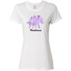 T-shirt femme Mamasaurus Stegosaurus inctastic en violet fête maman