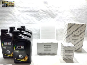 KIT TAGLIANDO ALFA ROMEO GIULIETTA 1.6 JTDM 5L SELENIA 0W30 + 4 FILTRI ORIGINALI - Foto 1 di 3
