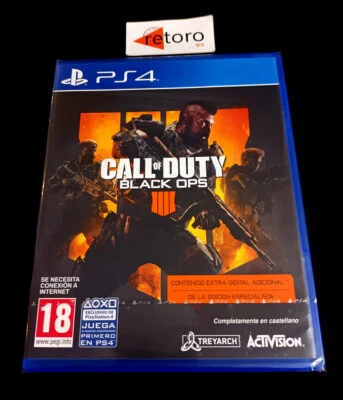 CALL OF DUTY BLACK OPS 4 Sony Playstation 4 PS4 PAL-España Español New Sealed - Imagen 1 de 2