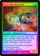 Flame-Kin War Scout FOIL Dissension NM Red Uncommon MAGIC MTG CARD ABUGames