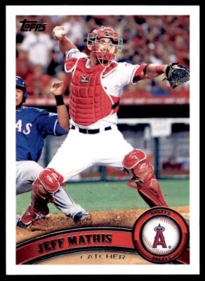 2011 Topps Jeff Mathis Los Angeles Angels #474 2105 - Image 1 of 2