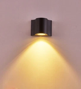 Outdoor/Indoor Lamp Fixture 7W LED Wall Sconce Light Cottage Yard Decor Lighting - Picture 1 of 16