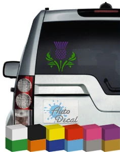 Scottish Thistle 2 colour (Scotland) Vinyl Car Window Decal / Sticker / Graphic - Picture 1 of 1