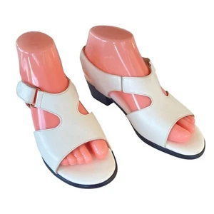 SAS Tripad Comfort Shoes Suntimer White Slip On Sandals Womens 6.5 M - Picture 1 of 13