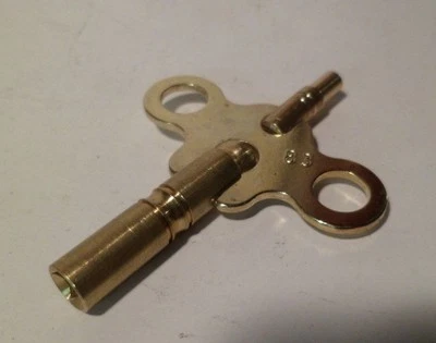 Replacement Key Gustav Becker Disc Pendulum 400 Day Anniversary Clock Torsion - Image 1 of 2