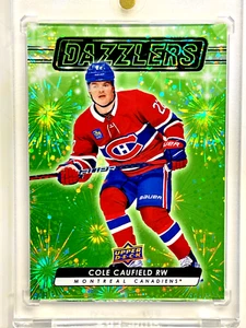 2023-24 Upper Deck Dazzlers Green Cole Caufield #DZ-57 (B) - Picture 1 of 2