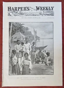 Apache Raid Harper's Spanish-American War newspaper 1899 complete issue - Picture 1 of 17