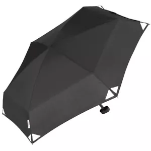 EuroSCHIRM Dainty Pocket Umbrella (Reflective Black) Lightweight Trekking Hiking - Picture 1 of 7
