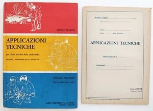 Applicazioni Tecniche Vol.Secondo Dante Mazzei G.D'Anna Con Scheda 1970 (L2) - Picture 1 of 5