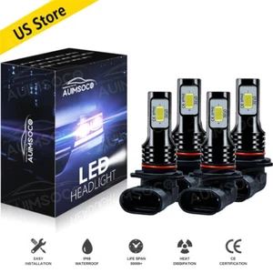 Combo 9005 9006 LED Headlight Bulbs Kit for Honda Accord 2000—2007 High+Low Beam - Picture 1 of 12