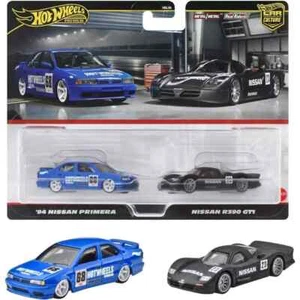Hot Wheels Premium Car Culture Twin 2 Pack '94 Nissan Primera & Nissan R390 GT1 - Picture 1 of 7