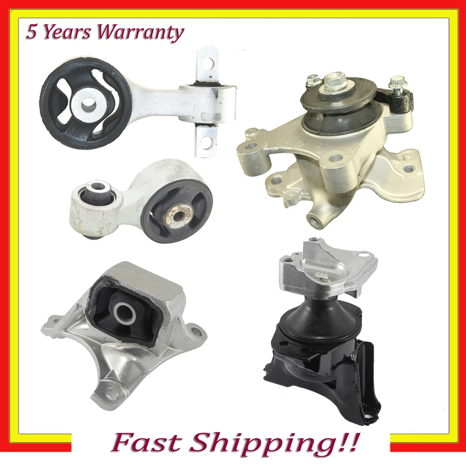 Engine Motor & Transmission Mount For 2006-2011 Acura CSX 2.0L Set 5PCS Foto 1 de 4