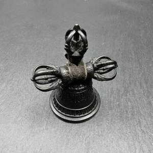 Gandhanra Handmade Vajra and Bell Set,Tibetan Tantric Buddhism Ritual Implement - Picture 1 of 10