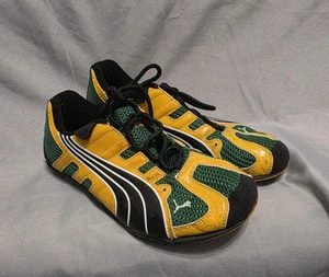 Puma Speed Cat 2.9 Mens Running Shoe 5.5 US Green Yellow Black Jamaica Colors - Picture 1 of 11
