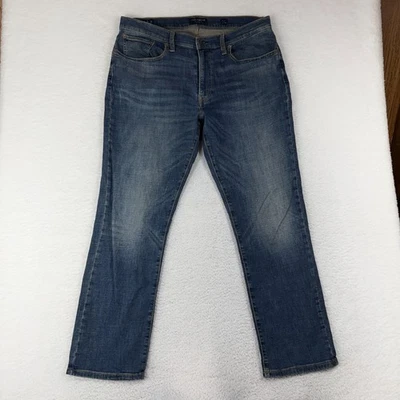 Lucky Brand Jeans 223 Mens 36x32 (38x30.5) Blue Denim Straight Mid Rise Stretch - Image 1 of 4