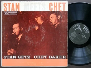 STAN GETZ CHET BAKER Stan Meets Chet LP VERVE RECORDS MG V-8263 US 1958 DG MONO - Picture 1 of 2