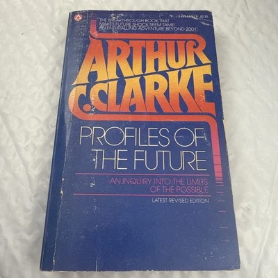 Profiles of the Future by Arthur C. Clarke 1977 Paperback Futurism - Image 1 of 4