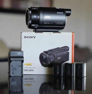 Sony FDR-AX53 4K Digital Camcorder - Picture 1 of 19