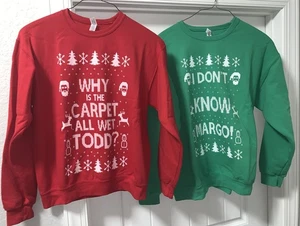 National Lampoons Weihnachten Urlaub Thema Paare Sweatshirts Größen M/XL - Bild 1 von 6