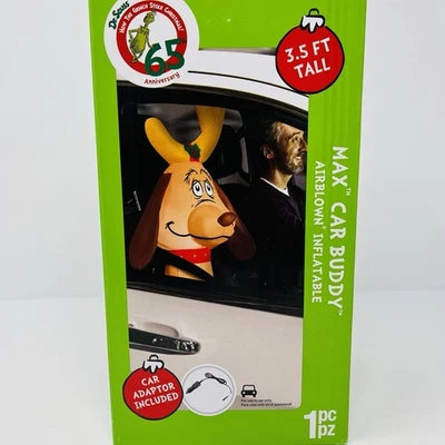 The Grinch MAX Car Buddy Airblown 3.5 FT Inflatable Christmas Decor Seasonal NWB - Image 1 of 4