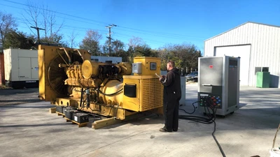 Generador diésel 1100KW PRIME Caterpillar 3512 1653HP AR 2W8405 480 voltios bajo HRS Foto 1 de 4