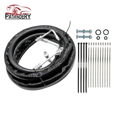 For Acadia Traverse Enclave 2007-2017 Rear AC Air Conditioning Line Set AT34653 - Image 1 of 4