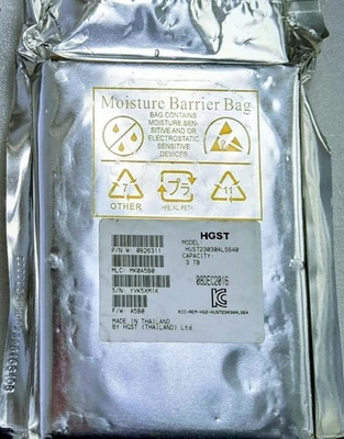 HGST HDD 3TB 3.5 SAS 6G Ultrastar 7K3000 HUS723030ALS640 0B26311 Server NAS ✅ - Image 1 of 3