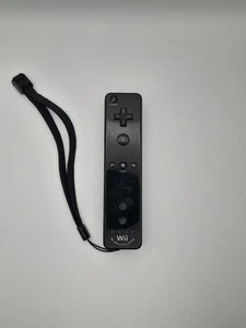 Nintendo Wii Motion Plus Remote Nero Controller Originale Con MotionPlus INSIDE - Foto 1 di 3