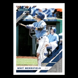 Whit Merrifield #60 2019 Donruss Kansas City Royals Baseball Card MLB - Picture 1 of 3
