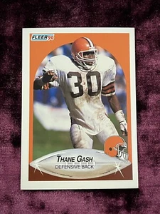 Camiseta deportiva de fútbol americano Thane Gash 1990 Fleer #49 Cleveland Browns Legends ETSU Bucs Salón de la fama - Imagen 1 de 2