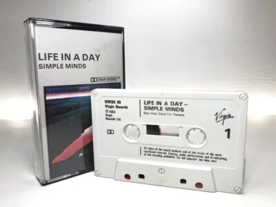 Simple Minds LIFE IN A DAY Vintage Cassette OVEDC 95 **VG+/EX CONDITION** 1979 - Image 1 of 4