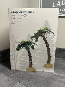 Abteilung 56 Dorfzubehör Weihnachten beleuchtete Palmen Margaritaville - Bild 1 von 4