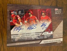 2019 Topps Now 2018 Shohei Ohtani/Mike Trout/Albert Pujols SP Review TN-9 SP 