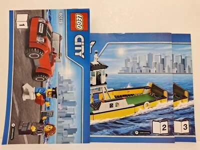 Lego Town City Harbor Instruction Manuals 1 2 & 3 For Ferry Set 60119 - Image 1 of 2
