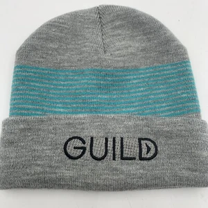 Guild Adult Beanie Gray Cuffed Snowboard Ski Hiking - Picture 1 of 4