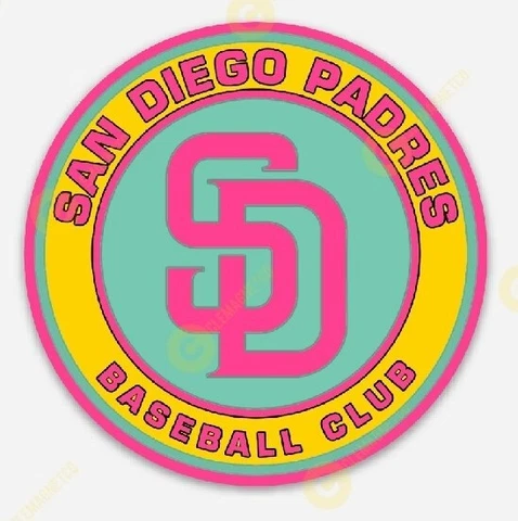 San Diego Padres MAGNET - City Connect Colors MLB California SD baseball Cover