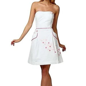 Vestido Lilly Pulitzer Flor Primavera Fling Colocado Bordado Seersucker 6 - Imagen 1 de 14
