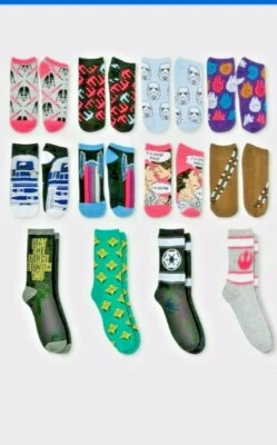 Star Wars Women's juniors 12 Days Of Socks  shoe Size 4-10  Advent Calendar - Image 1 of 4