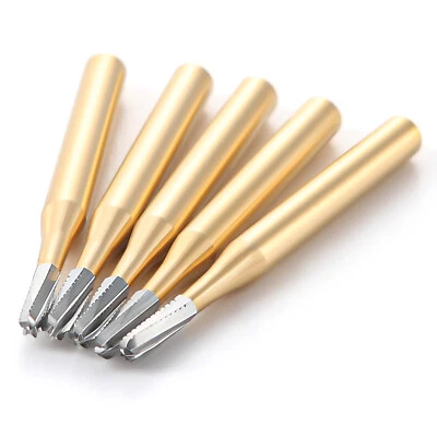 EE. UU. 5/pk Dental Corte de Metal Fisura Recta Extremo Redondo Fresas de Carburo FG Fresas Foto 1 de 4