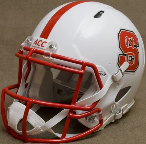 NC STATE WOLFPACK Riddell SPEED Full Size Replica Football Helmet NCSU Cover
