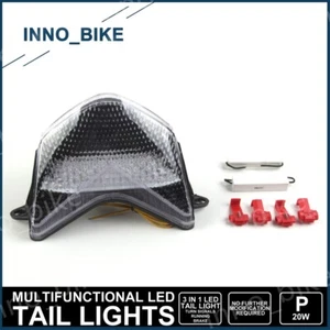 Luz trasera LED señal de giro de freno para Kawasaki Ninja ZX6R ZX636 Z750S 2005 2006 - Imagen 1 de 9