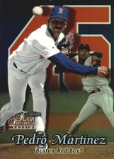 1999 Flair Showcase Row 2 Boston Red Sox Baseball Card #58 Pedro Martinez
