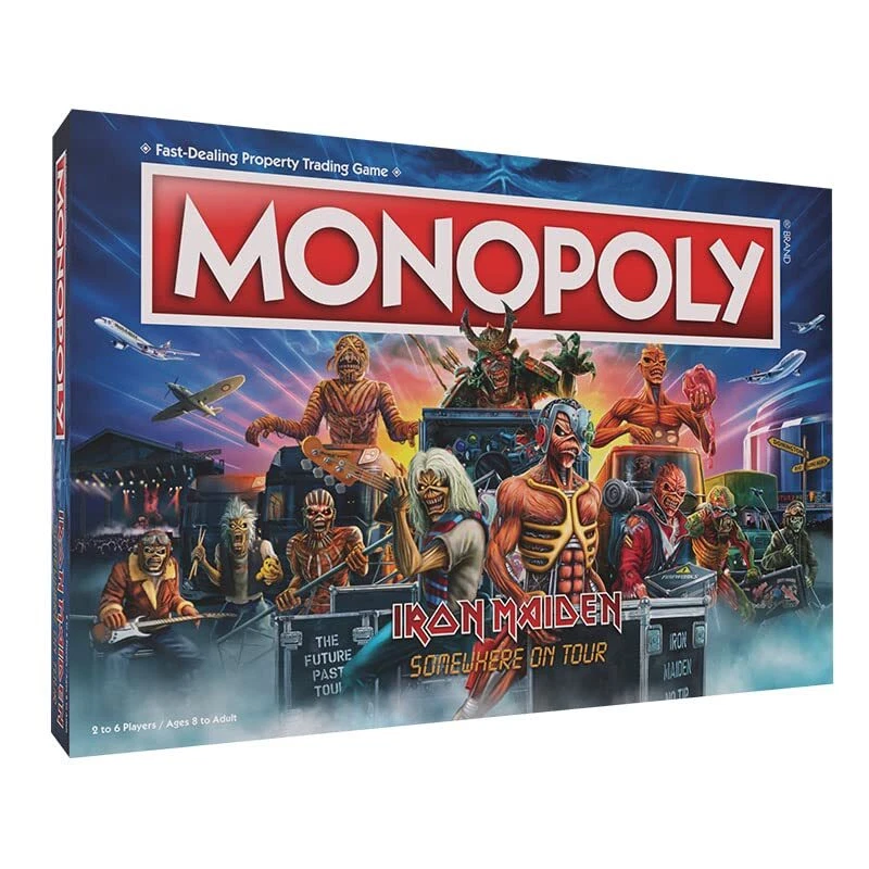 Monopoly Iron Maiden | Play as Bruce�s Lantern, Guitar Amp Stack, Nicko�s Dru... - Image 1 of 1