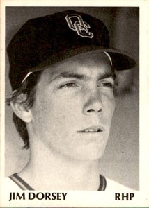 1975 Quad City Angels TCMA 7 Jim Dorsey - EX Northridge California Baseball Card